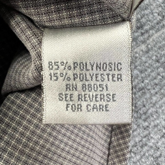 Tri-Mountain Airstream Shirt Mens XL Chelsea Gray Mini Check Embroidered Logo - Picture 6 of 11